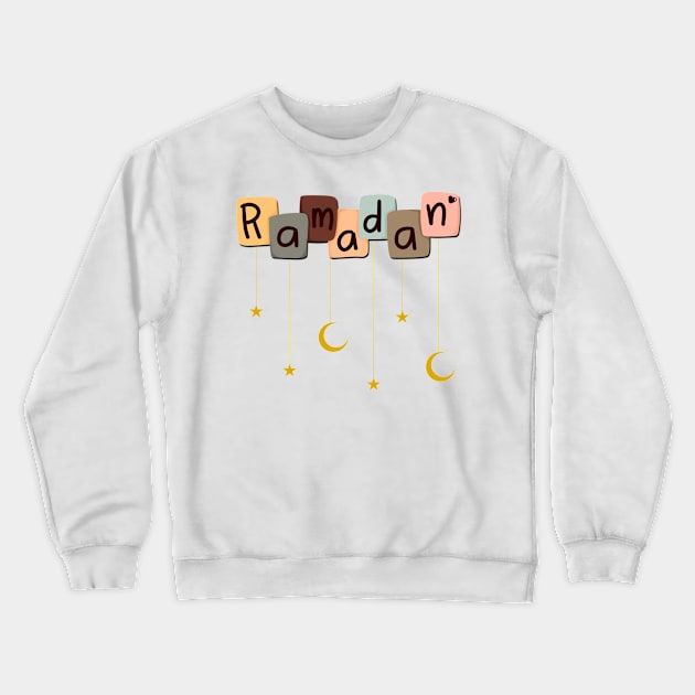 Happy Ramadan-Ramadan Kareem Crewneck Sweatshirt by LetsGetInspired